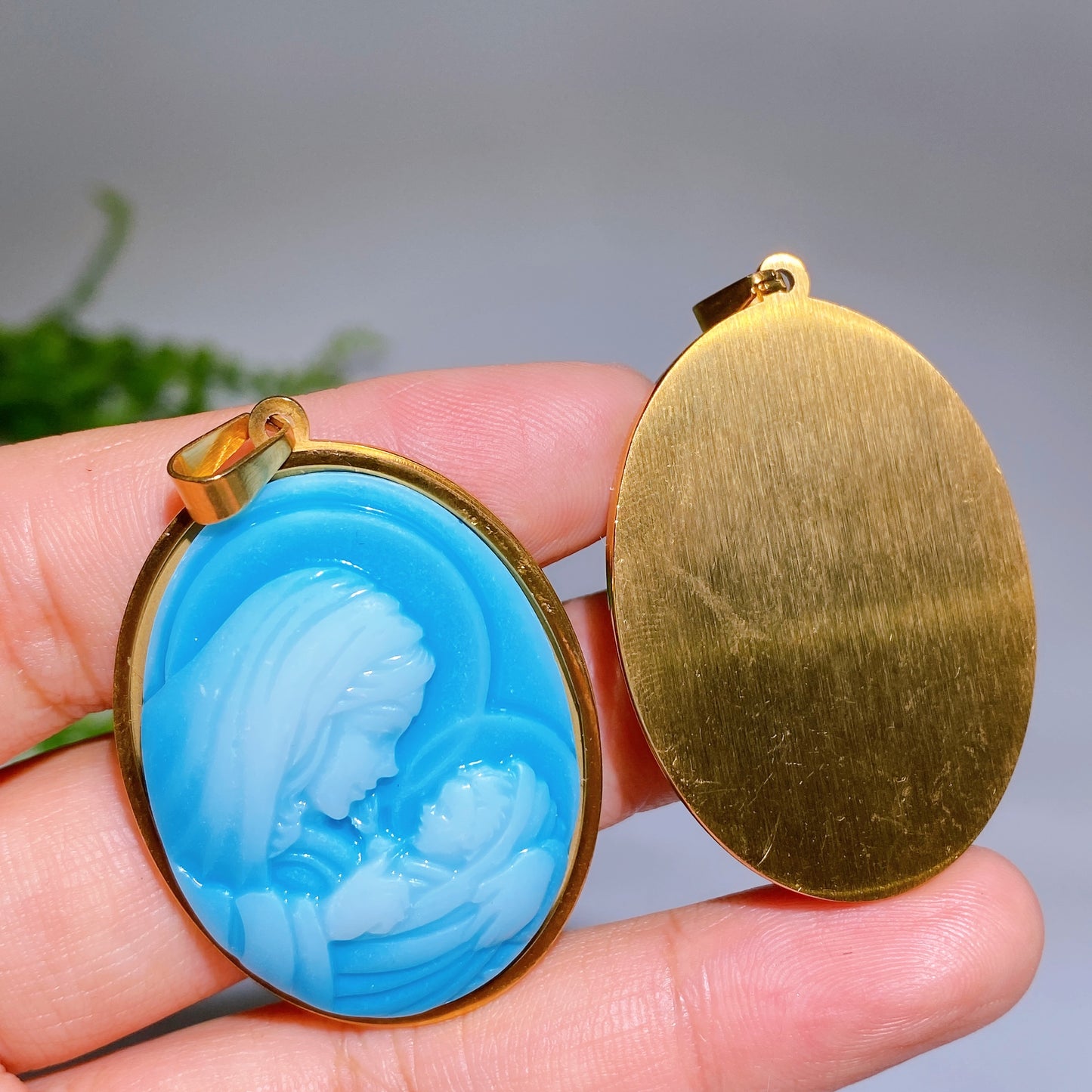 4cm Cameo Pendant Crystal Healing Bulk Wholesale