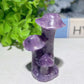 2.0" Mixed Crystal Mushroom Carvings Bulk Wholesale