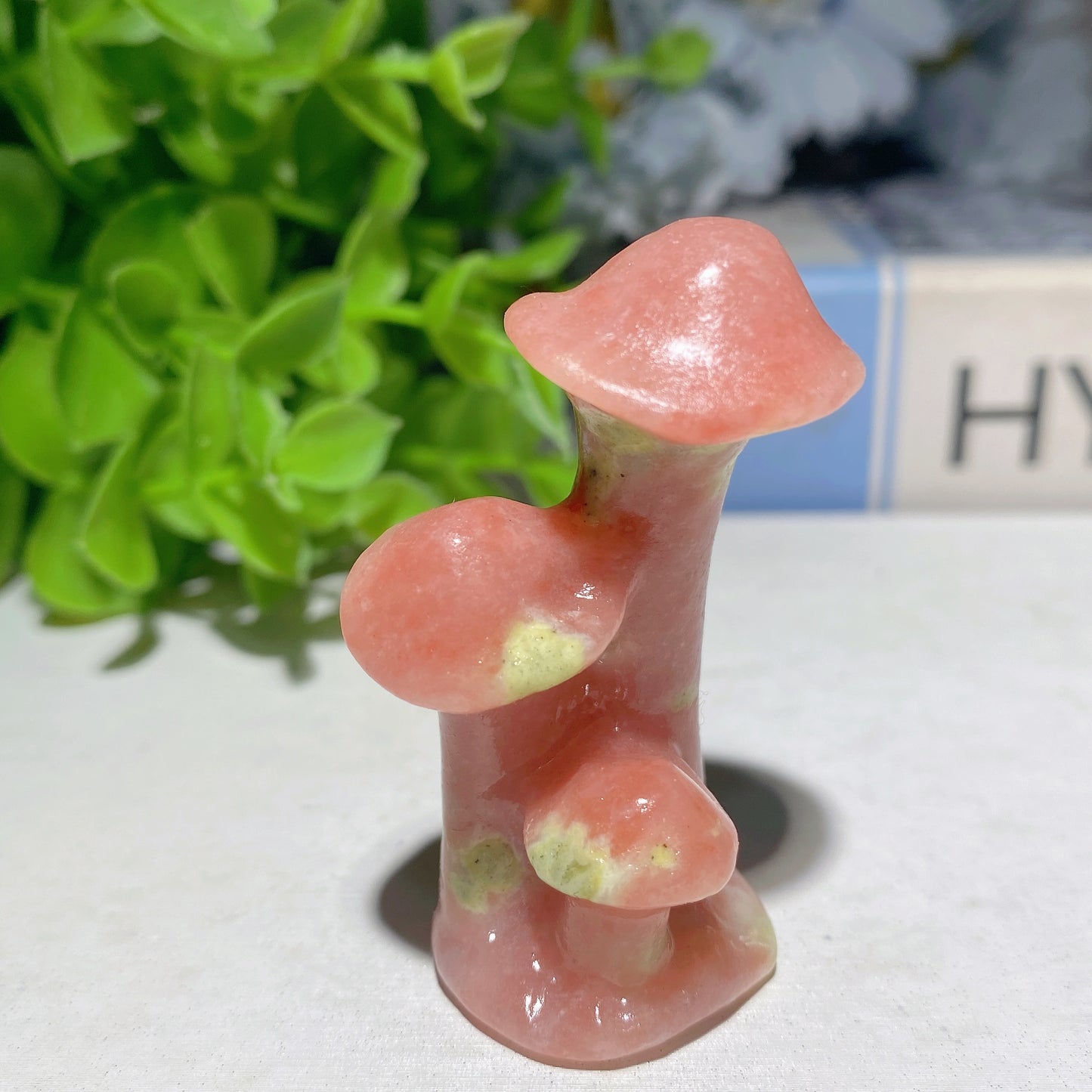 2.0" Mixed Crystal Mushroom Carvings Bulk Wholesale