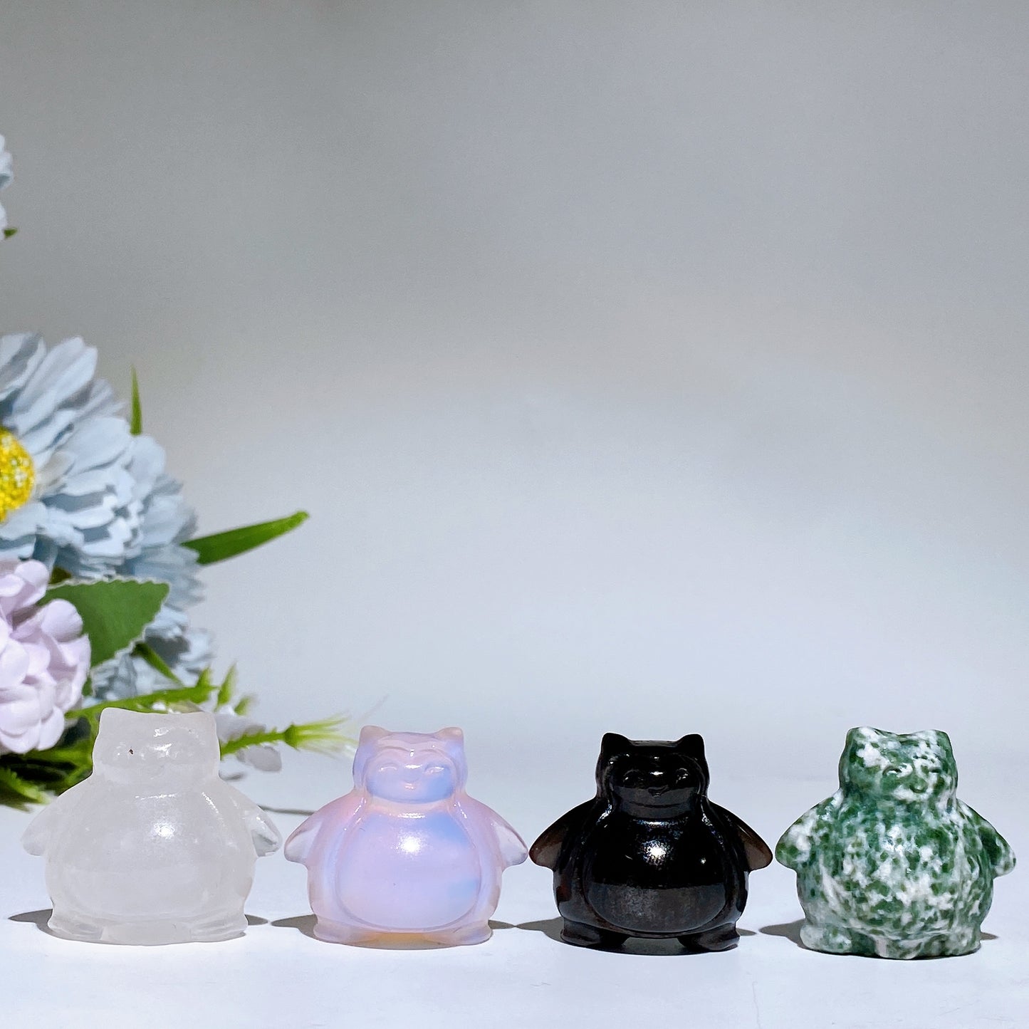 1.2" Crystal Snorlax Carving Crystal Healing Bulk Wholesale