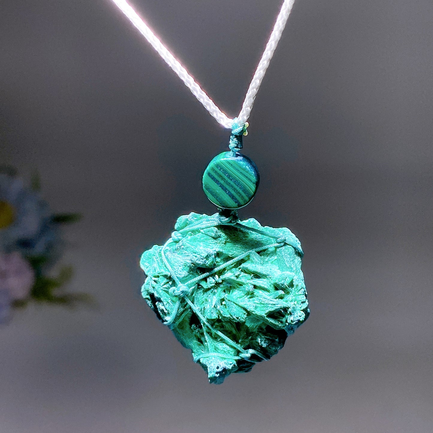 Raw Malachite Necklace Crystal Healing Bulk Wholesale