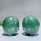 2.0" Natural Green Acenturine Rowlet Pokemon Carving Crystal Healing Bulk Wholesale