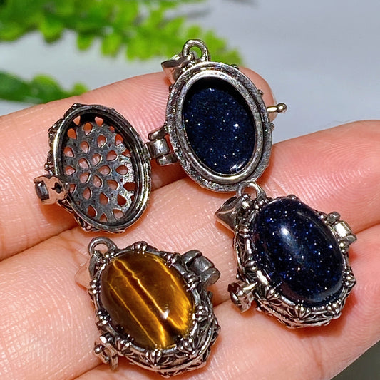 Cooper Silver Plated Crystal Poison Pendant Crystal Healing Bulk Wholesale