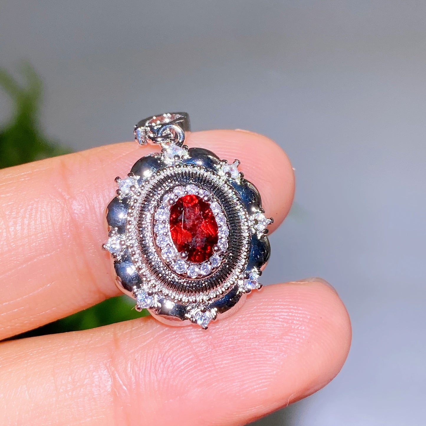 Cooper Silver Plated Crystal Pendant Crystal Healing Bulk Wholesale