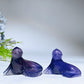 2.1" Fluorite Seal Carving Crystal Healing Bulk Wholesale