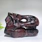 Natural Astrophylite Growing with Garnet Dinosaur Skull Carving Crystal Healing Bulk Wholesale