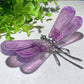 4.0"-4.8" Fluorite Butterfly Dragonfly Carvings Free Form Bulk Wholesale