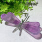 4.0"-4.8" Fluorite Butterfly Dragonfly Carvings Free Form Bulk Wholesale