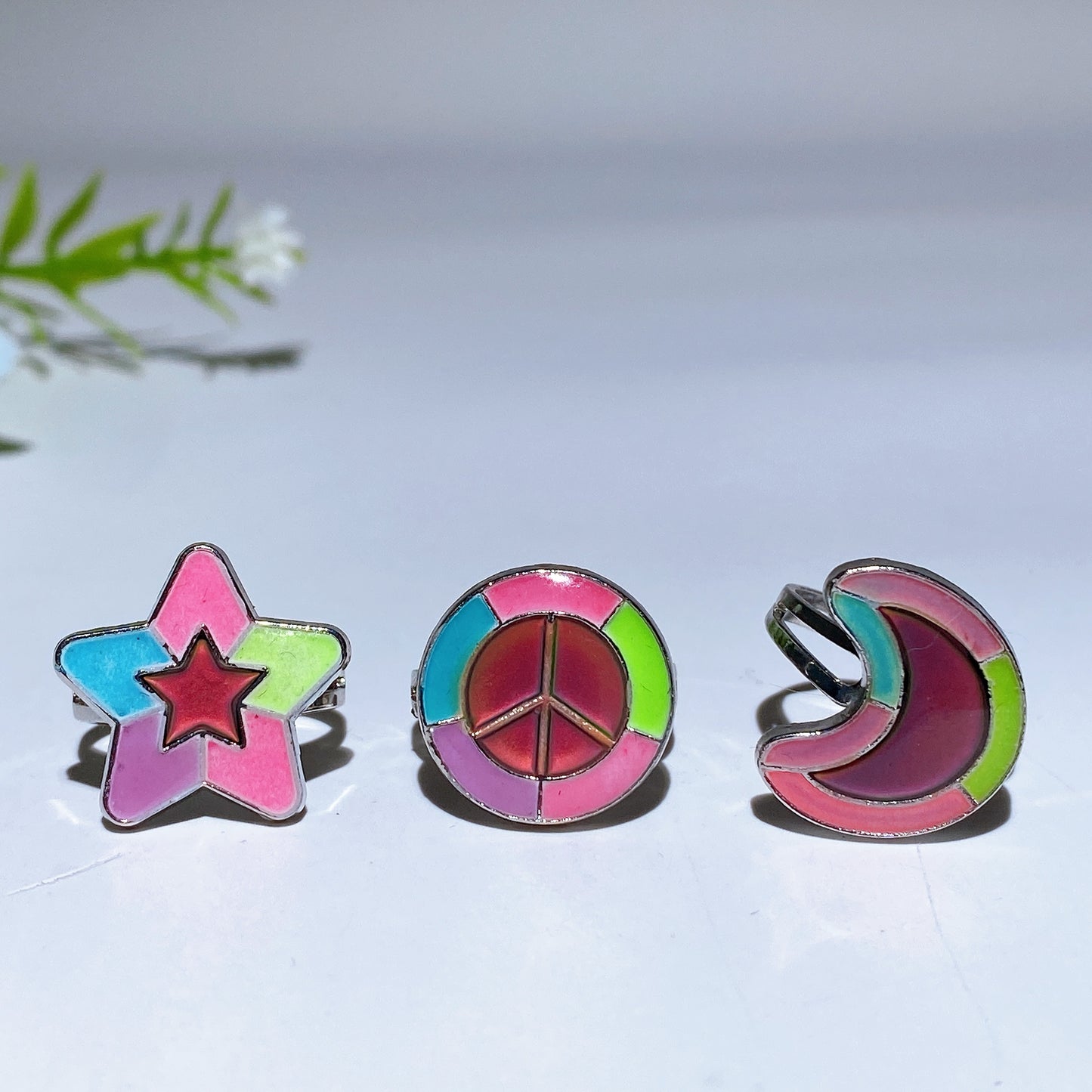Adjustable Color Changing Ring Crystal Healing Bulk Wholesale