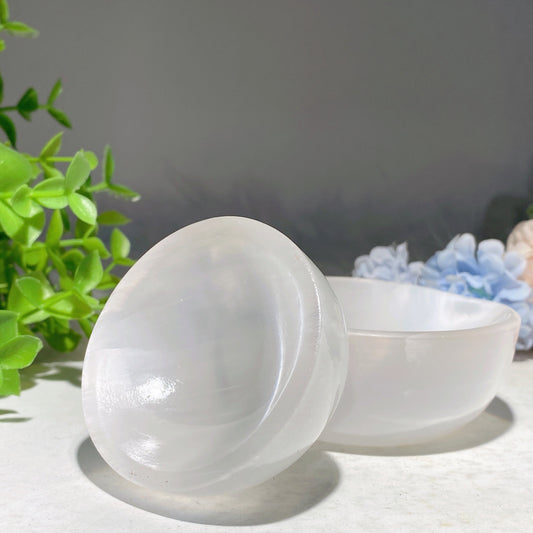 2.3"-3.1" Selenite Bowl Carvings Bulk Wholesale