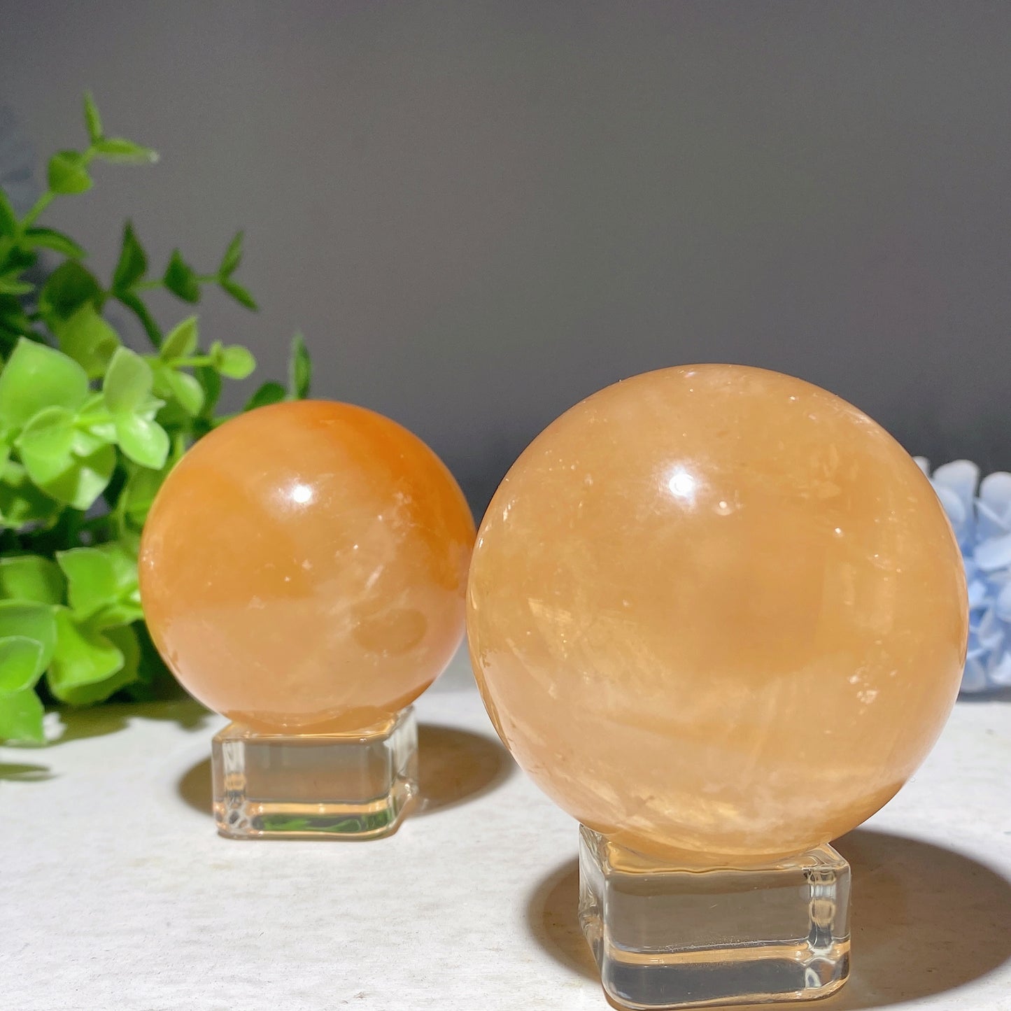 1.8"-2.0" Honey Calcite Sphere Bulk Wholesale