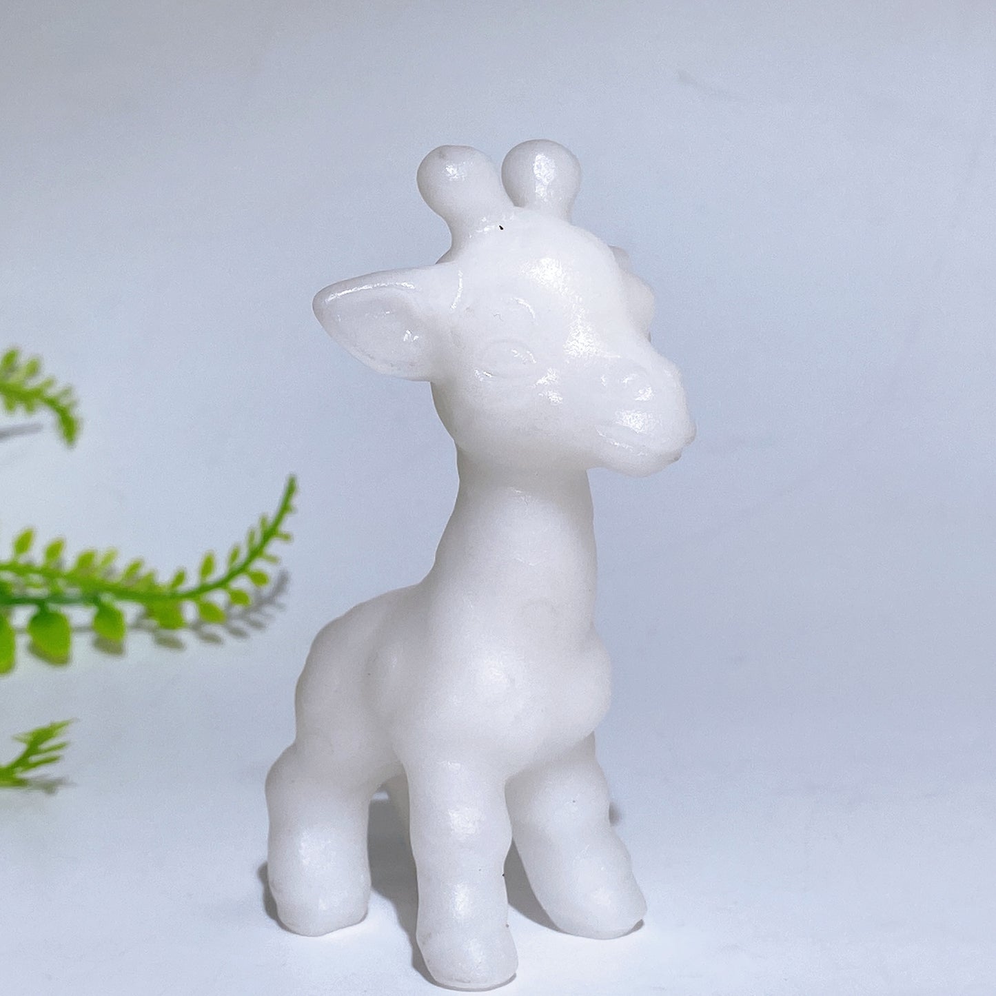 3.1" Natural Crystal Giraffe Carving Crystal Healing Bulk Wholesale