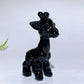 3.1" Natural Crystal Giraffe Carving Crystal Healing Bulk Wholesale