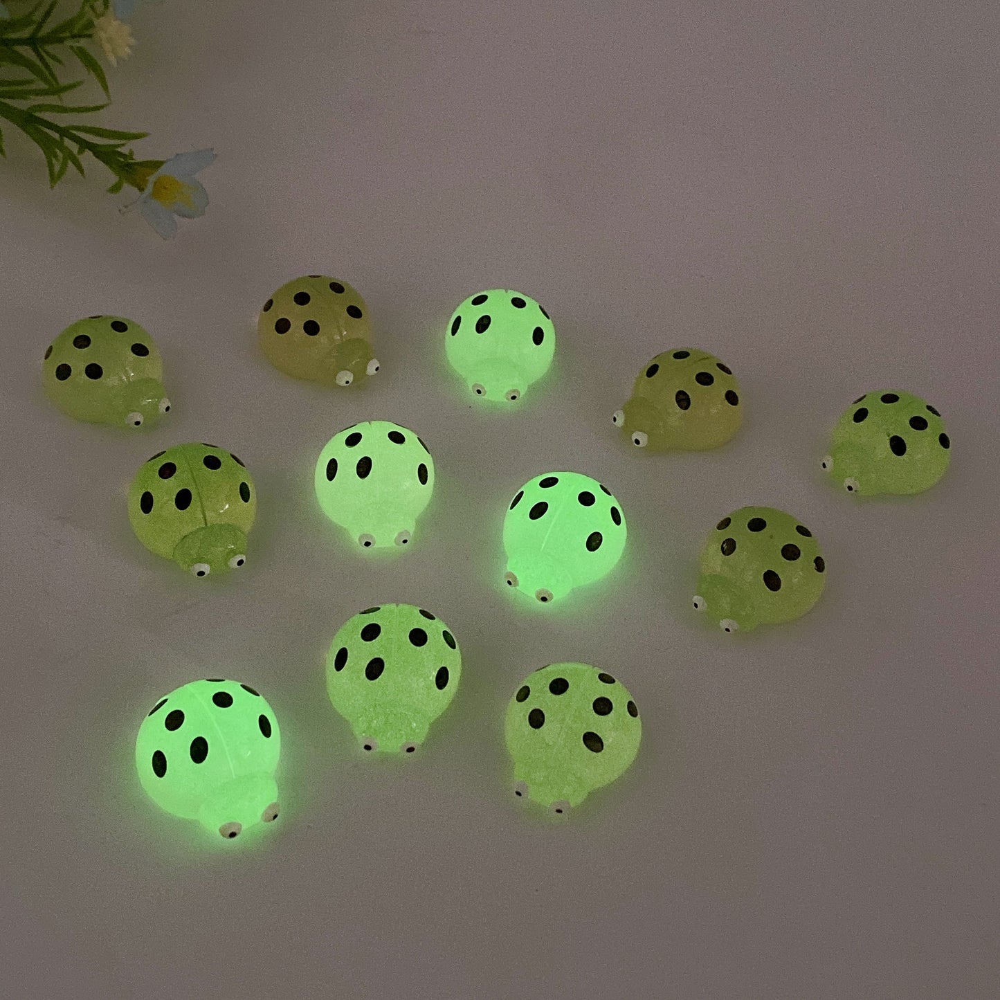 Luminous Caterpillar Ladybug Carving 4pcs Crystal healing Bulk Wholesale
