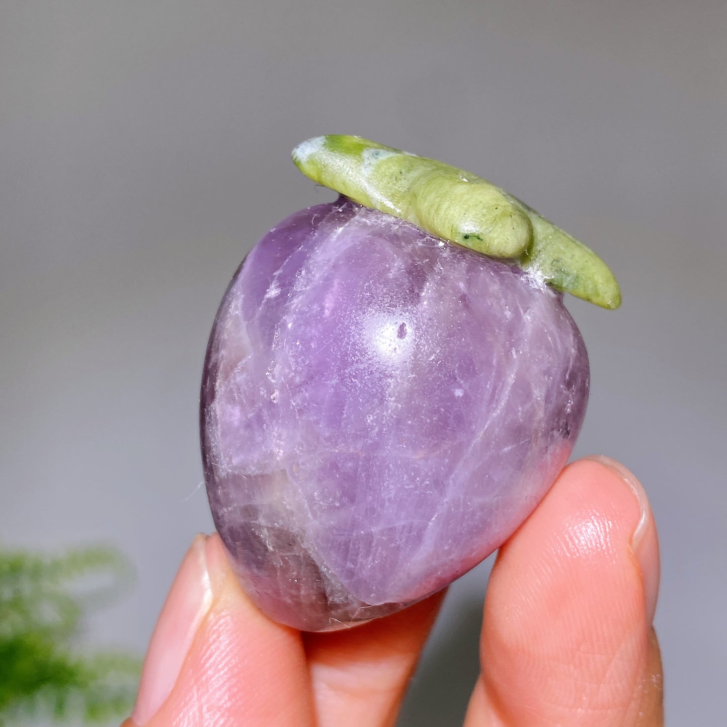 1.6" Crystal Fruit Cherry Tomato Carving Crystal Healing Bulk Wholesale