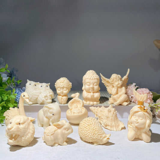 1.5"-3.3" Ivory Nut Charactor Carvings Bulk Wholesale