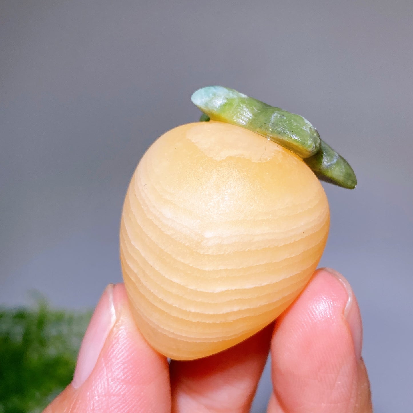 1.6" Crystal Fruit Cherry Tomato Carving Crystal Healing Bulk Wholesale