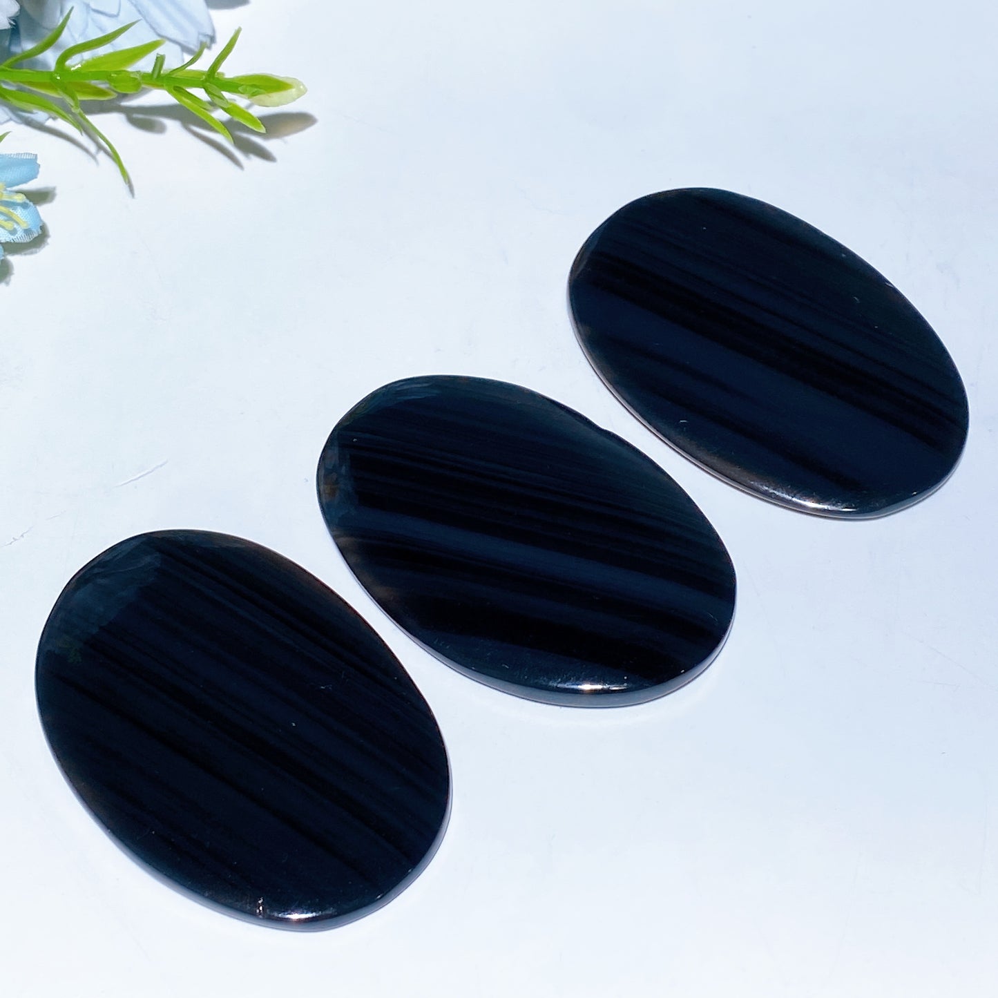 2.4" Midnight Lace Obsidian Palm Crystal Healing Bulk Wholesale
