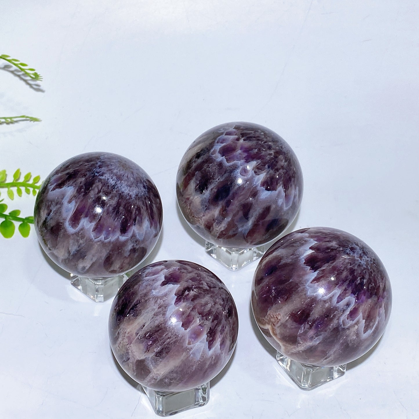 1.8"-2.5" Iris Amethyst Sphere Crystal Healin Bulk Wholesale