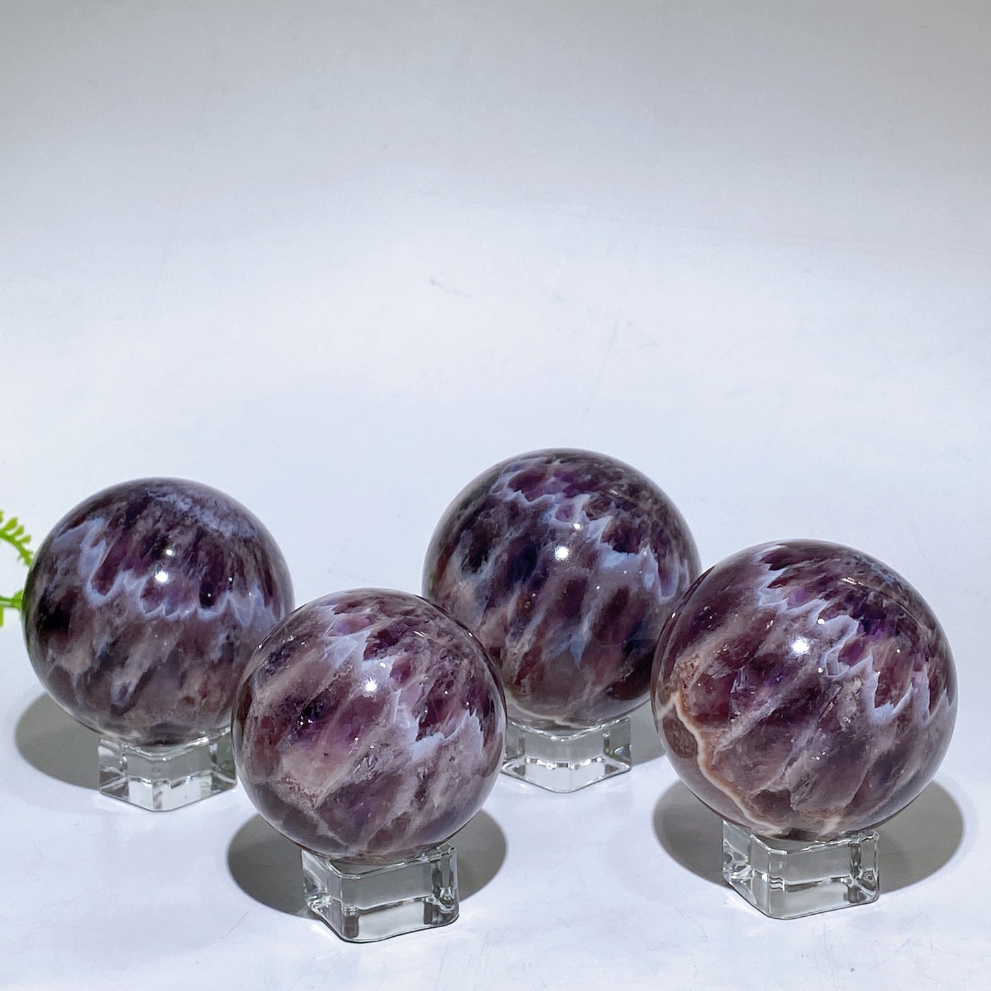 1.8"-2.5" Iris Amethyst Sphere Crystal Healin Bulk Wholesale
