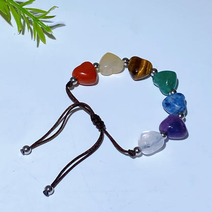 Adjustable Chakra Crystal Bracelet Crystal Healing Bulk Wholesale