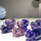 2.3" Fluorite Cheshire Cat Carvings Bulk Wholesale