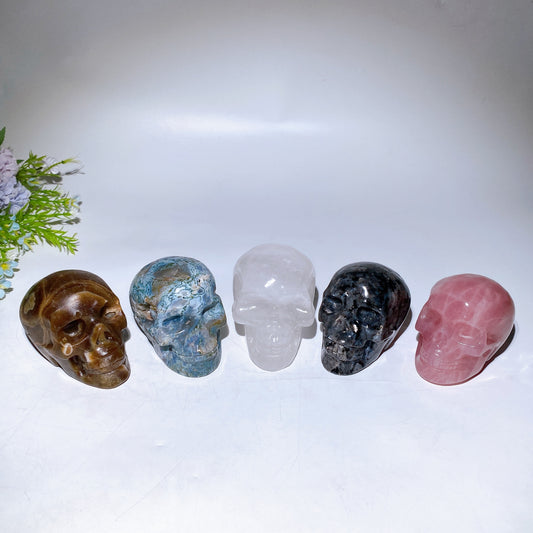 3.4"-3.7" Crystal Skull Carving Crystal Healing Bulk Wholesale