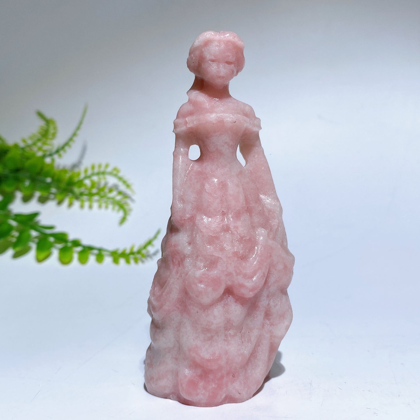 3.9" Natural Crystal Princess Carving Crystal Healing Bulk Wholesale