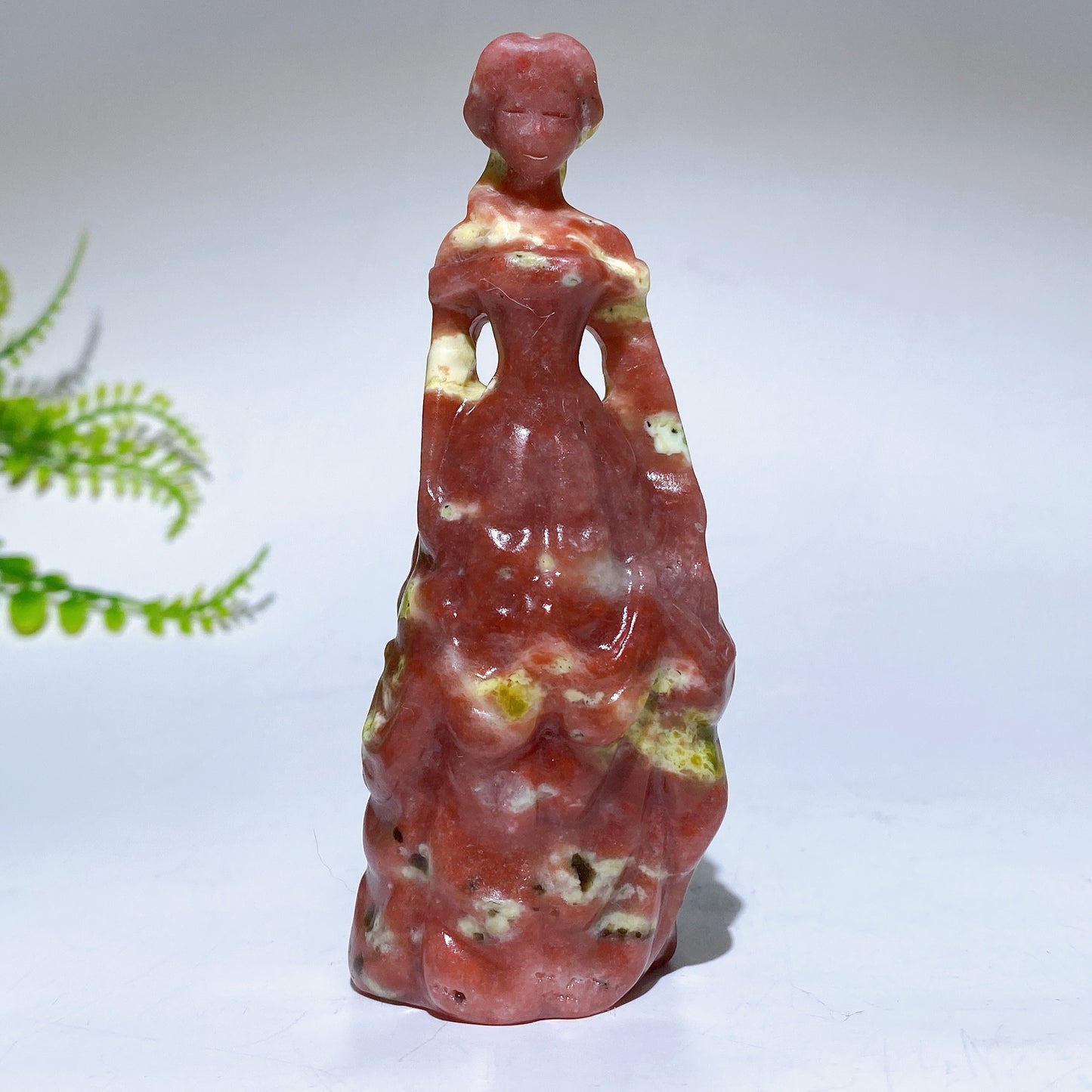 3.9" Natural Crystal Princess Carving Crystal Healing Bulk Wholesale