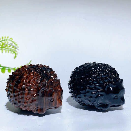 2.0"-2.2" Natural Crystal Hedgehog Carving Crystal Healing Bulk Wholesale