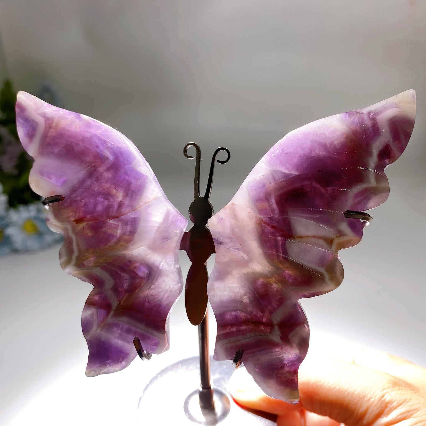 Crystal Butterfly Wings with Stand Crystal Healing Bulk Wholesale