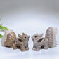 3.0"-4.2" Clear Quartz Cluster Foc Carving Crystal Healing Bulk Wholesale