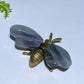 2.2" Crystal Natural Bee Carving with Metal Body Crystal Healing Bulk Wholesale