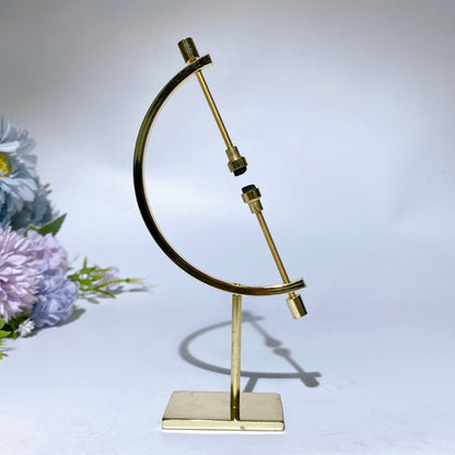15cm Adjustable Metal Tellurion Design Stand Crystal Healing Bulk Wholesale