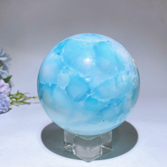 10.5cm Large Unique Hemimorphite Sphere Crystal Healing Bulk Wholesale