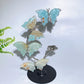 21cm Natrual Butterflies Sphere Holder Crystal Healing Bulk Wholesale
