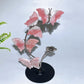 21cm Natrual Butterflies Sphere Holder Crystal Healing Bulk Wholesale