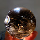 62mm Unique Golden Rutilated in Smoky Quartz Sphere Crystal Healing Bulk Wholesale