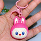 Resin Labubu Key Chain Crystal healing Bulk Wholesale