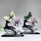 Natural Crystal Butterflies with Metal Deer Free Form Crystal Healing Bulk Wholesale