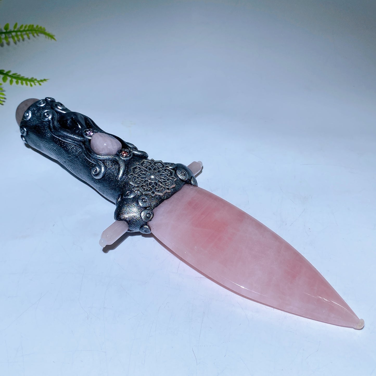 Natural Crystal Sword Carving with Resin Handle Crystal Healing Bulk Wholesale