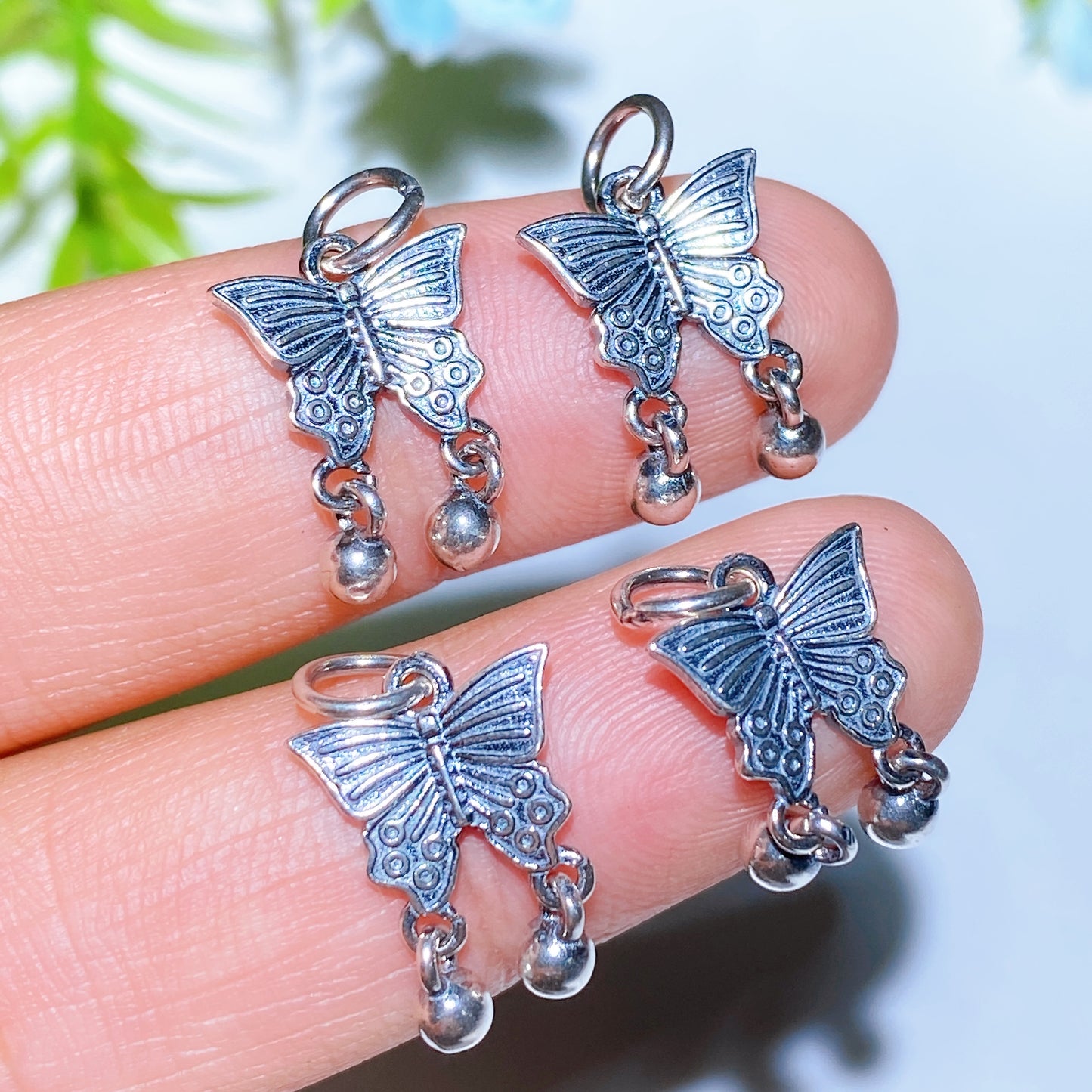 S925 Silver Carving for Jewelry DIY  Crystal Healing Bulk Wholesale