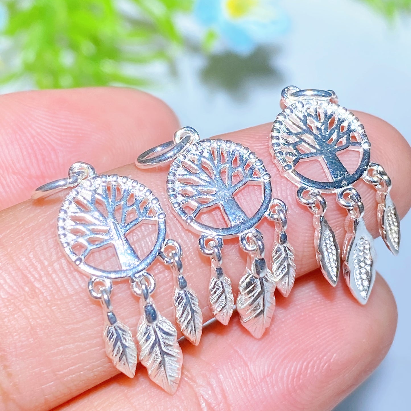 S925 Silver Carving for Jewelry DIY  Crystal Healing Bulk Wholesale