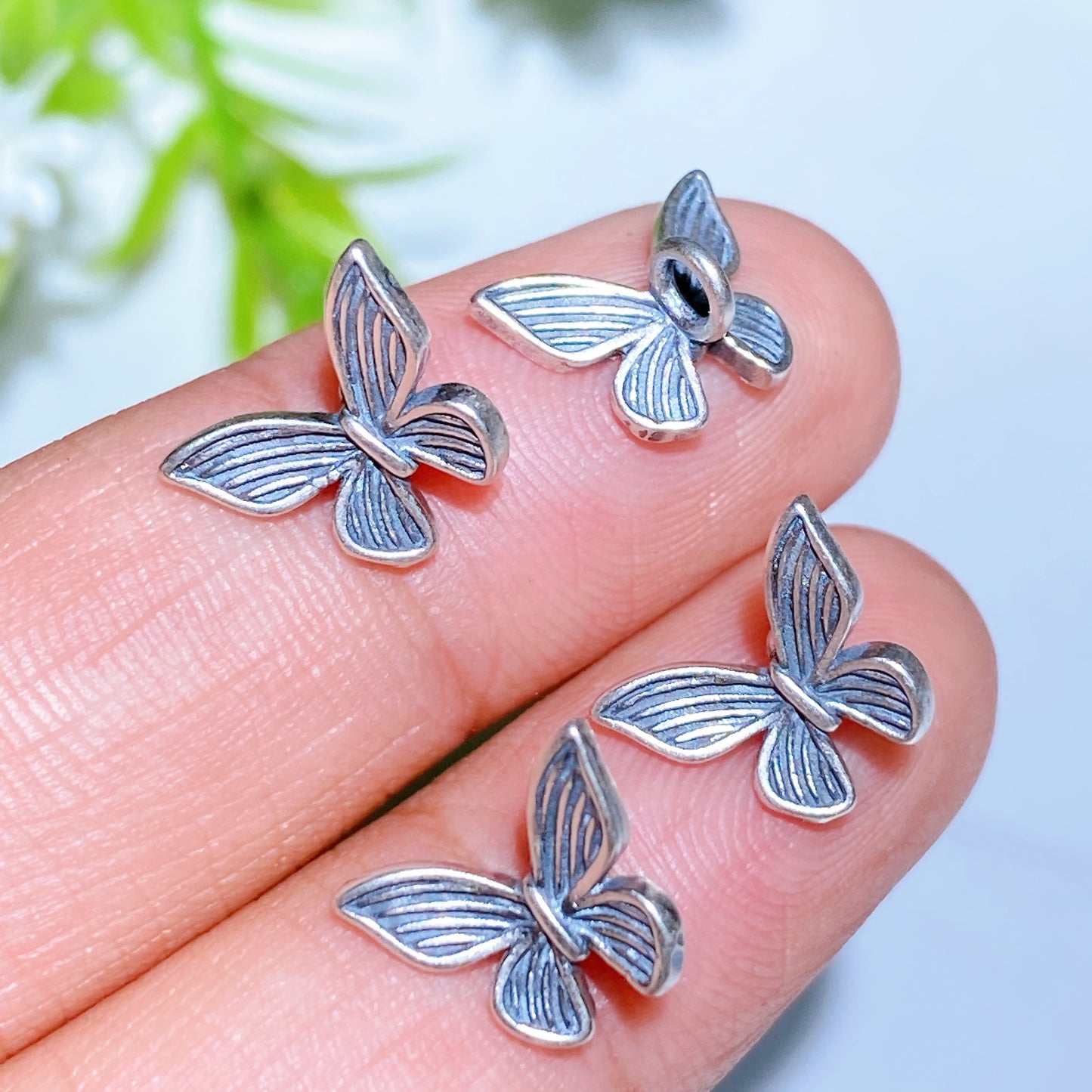 S925 Silver Carving for Jewelry DIY  Crystal Healing Bulk Wholesale