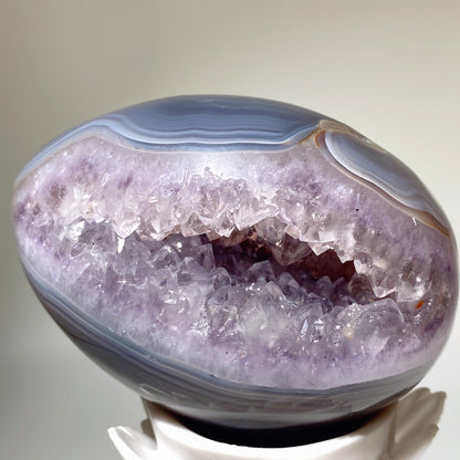 3.0"-4.0" Unique Druzy Agate Egg Crystal Healing Bulk Wholesale