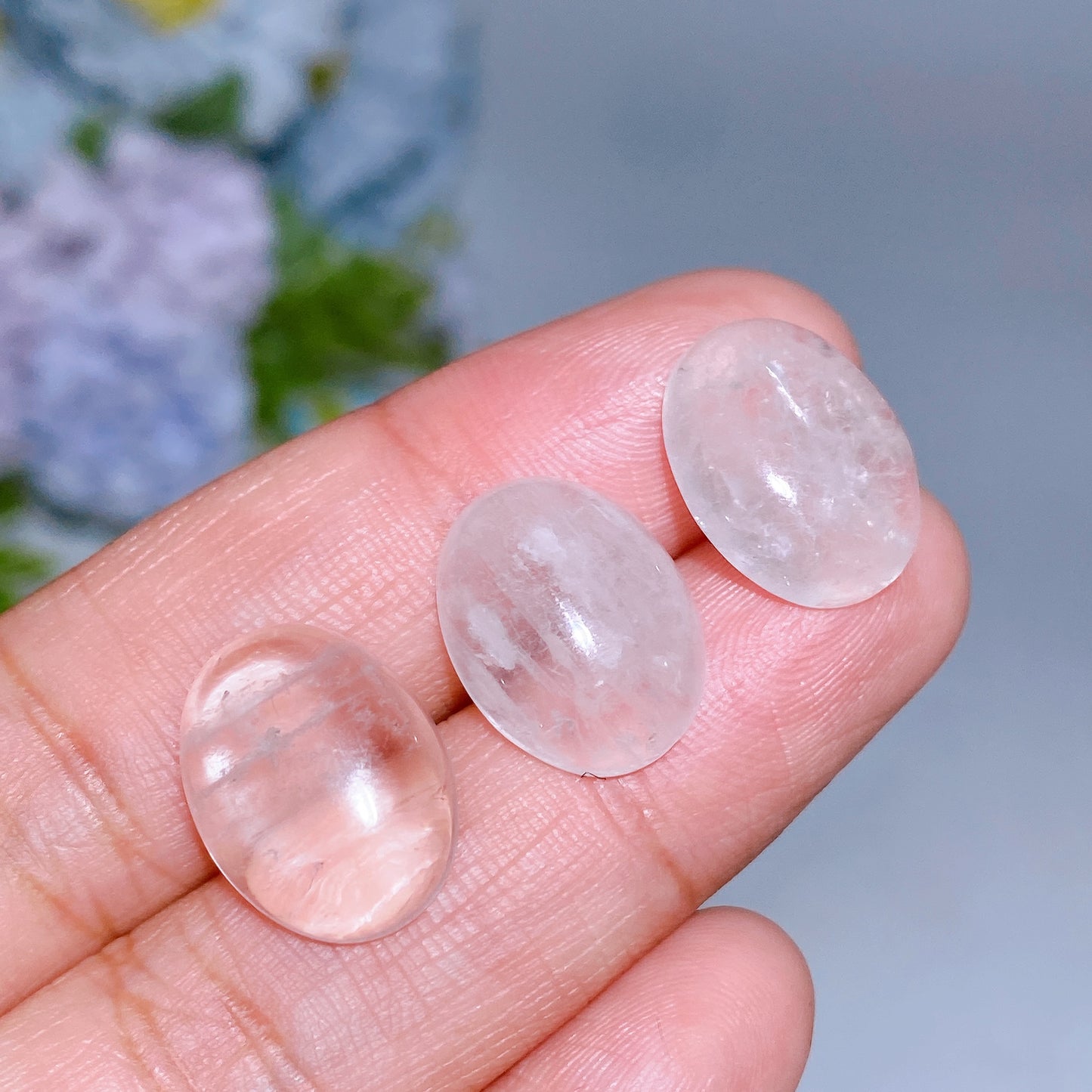 15mm Crystal oval Cabochon for Jewelry DIY Crystal Healing Bulk Wholesale