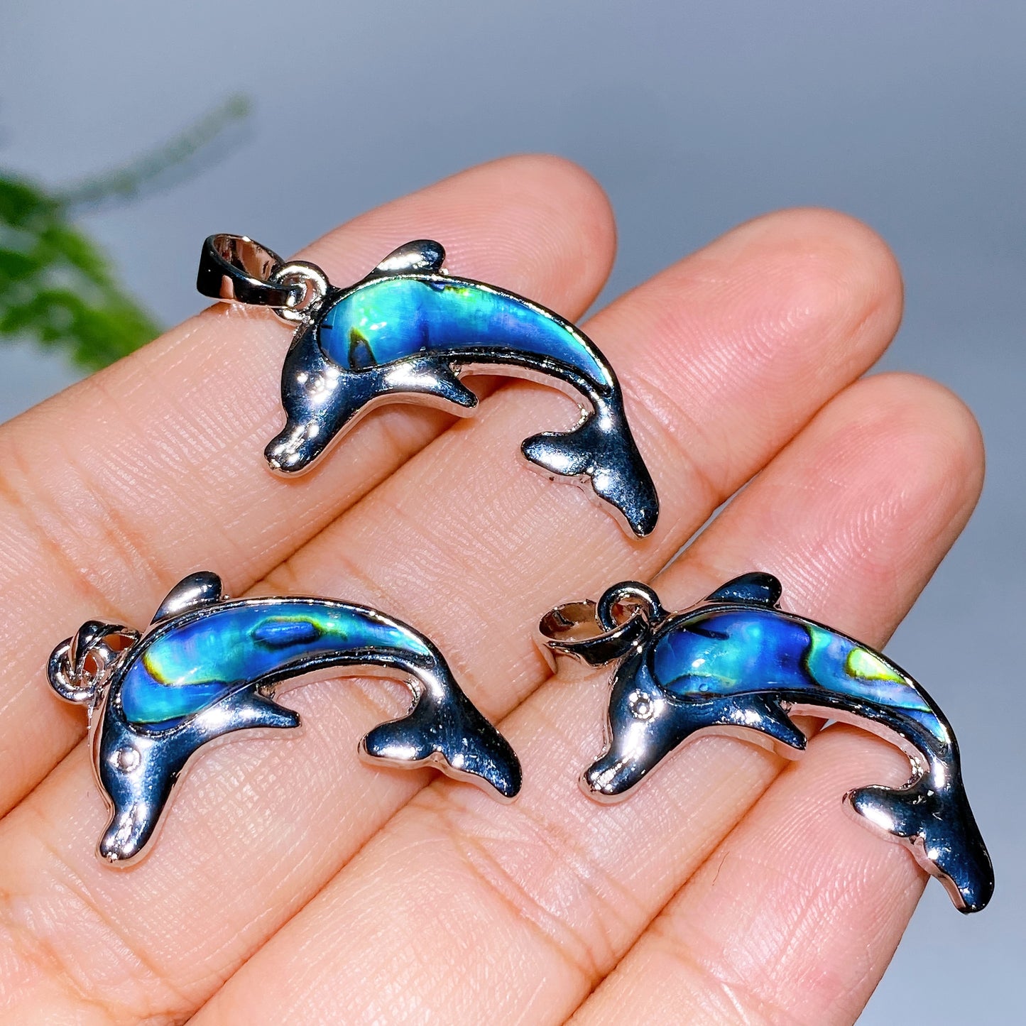 Abalone Shell Pendant Crystal Healing Bulk Wholesale
