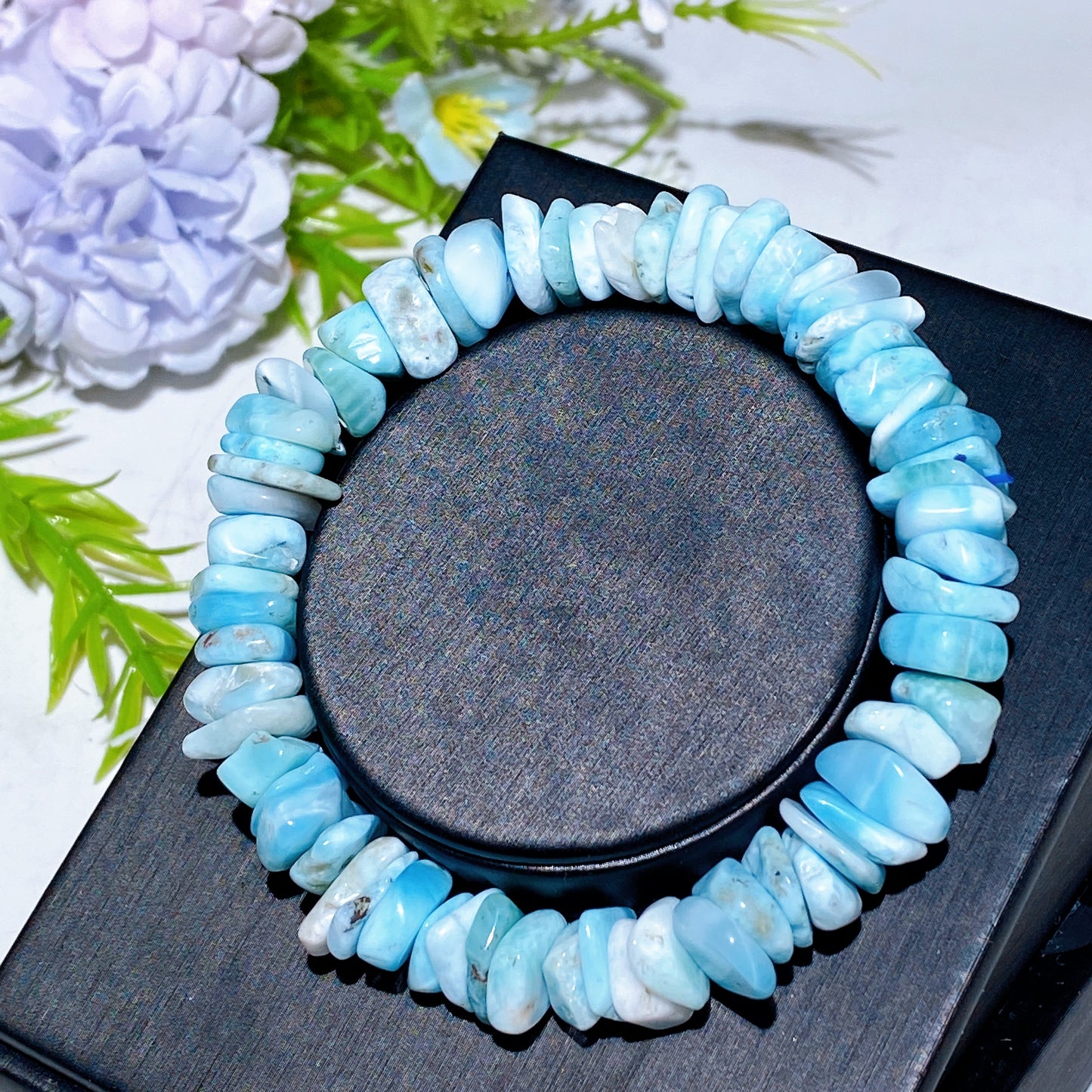 Larimar Chips Bracelet Crystal Healing Bulk Wholesale