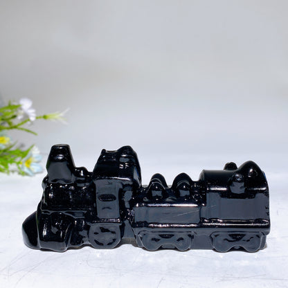 10cm Crystal Train Carving Crystal Healing Bulk Wholesale