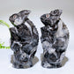 3.9" Natural Jade Chameleon Carving Crystal Healing Bulk Wholesale